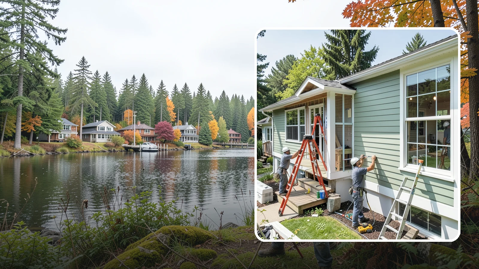 Fiber Cement Siding Installation in La Conner, Skagit County, WA - We install fiber cement siding prized for its resistance to rot, pests, and the moisture that plagues Puget Sound exteriors.