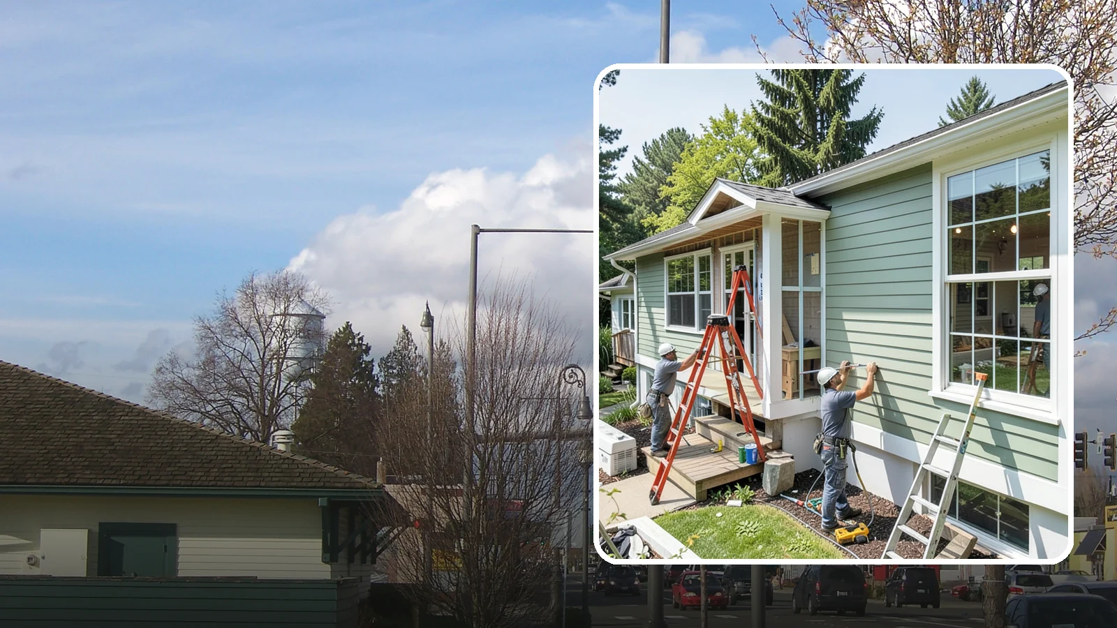 Fiber Cement Siding Installation in Marysville, Snohomish County, WA - We install fiber cement siding prized for its resistance to rot, pests, and the moisture that plagues Puget Sound exteriors.