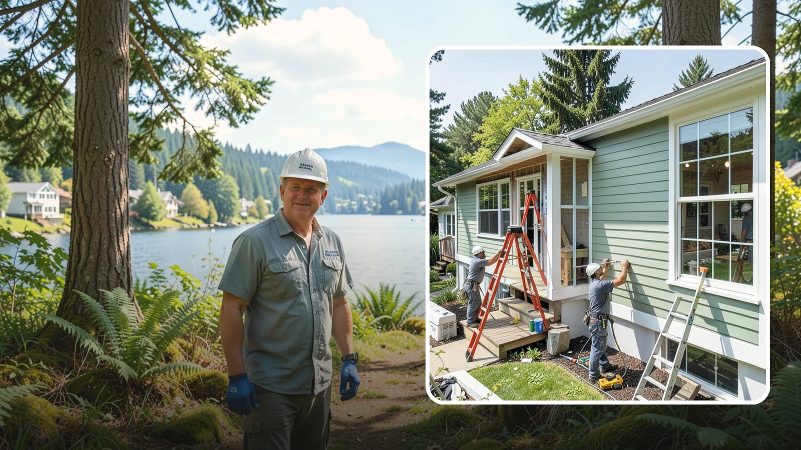 Fiber Cement Siding Installation in Milton, King County, WA - We install fiber cement siding prized for its resistance to rot, pests, and the moisture that plagues Puget Sound exteriors.