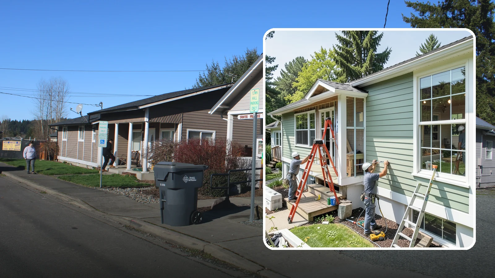 Fiber Cement Siding Installation in South Prairie, Pierce County, WA - We install fiber cement siding prized for its resistance to rot, pests, and the moisture that plagues Puget Sound exteriors.