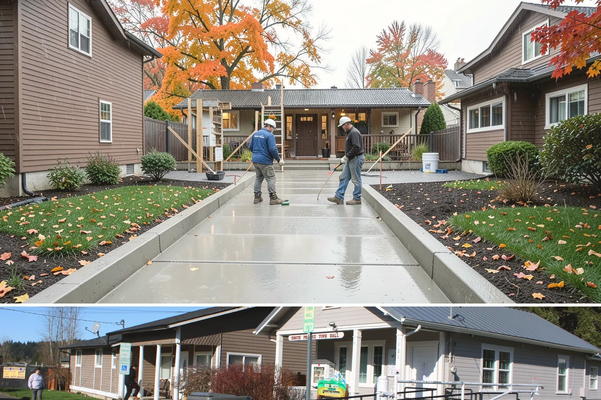Fiber Cement Siding Installation in South Prairie, Pierce County, WA - Dry summer months keep cut edges and joints clean, though fiber cement installs reliably across most of the year with proper...