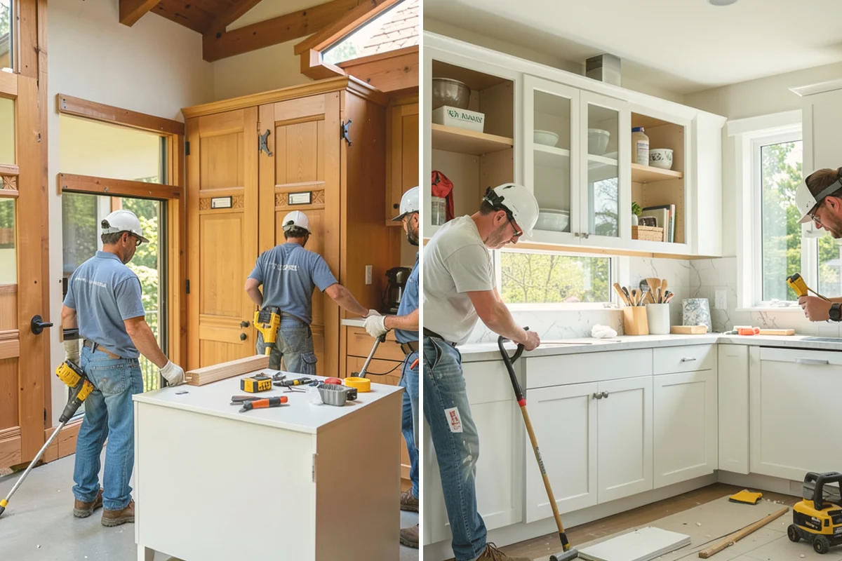 Fiberglass Window Installation in Bellevue, King County, WA - Verify openings and finalize fiberglass frame selection