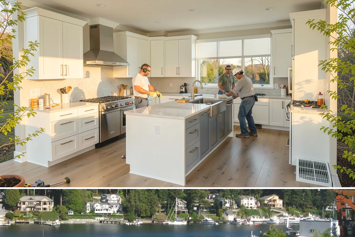 Fiberglass Window Installation in Gig Harbor, Pierce County, WA - Fiberglass units install reliably in any season, with dry-weather windows preferred for exterior finishing and painting.