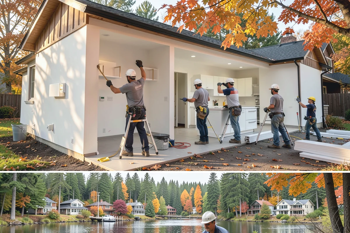 Fiberglass Window Installation in La Conner, Skagit County, WA - Fiberglass units install reliably in any season, with dry-weather windows preferred for exterior finishing and painting.