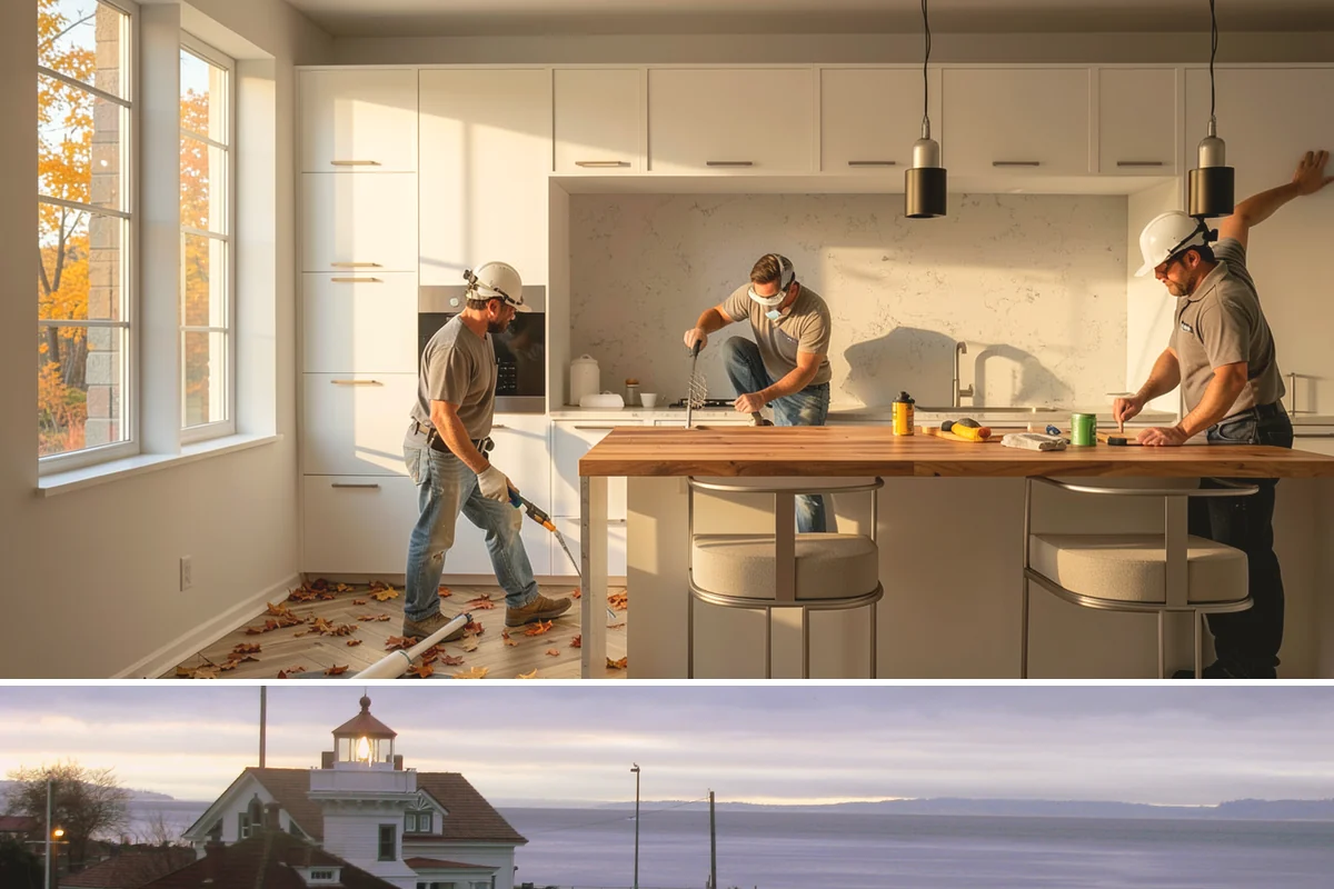 Fiberglass Window Installation in Mukilteo, Snohomish County, WA - Fiberglass units install reliably in any season, with dry-weather windows preferred for exterior finishing and painting.