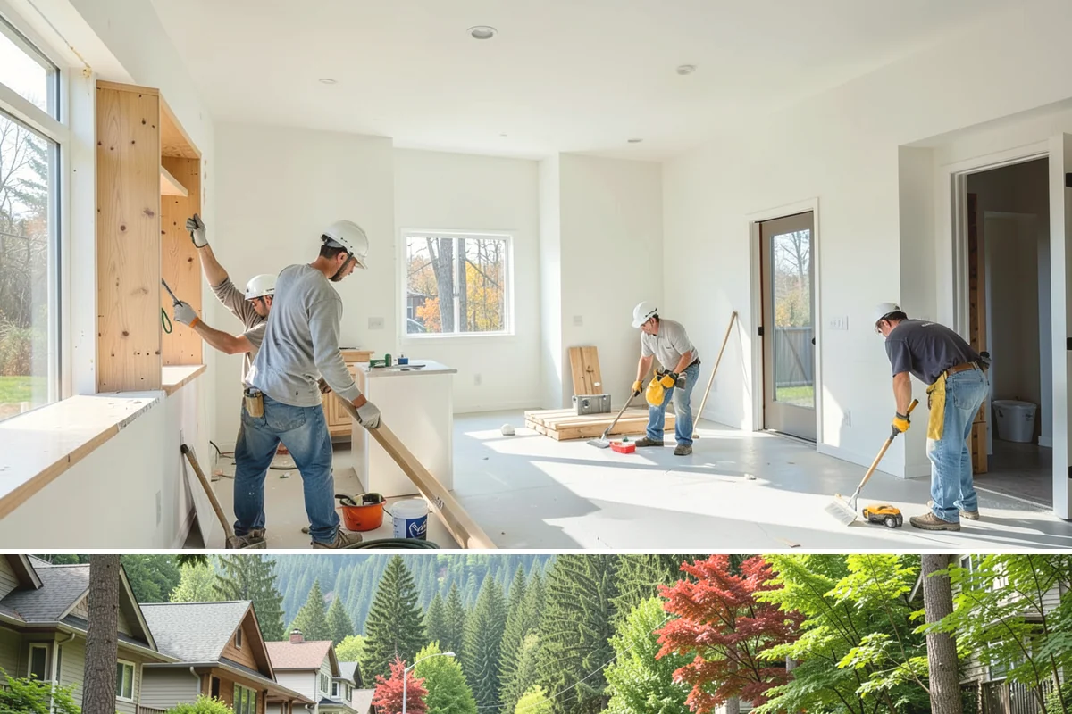 Finish Carpentry in Darrington, Snohomish County, WA - Interior finish carpentry runs comfortably year-round in Western Washington, making it a productive choice during the wet fall...