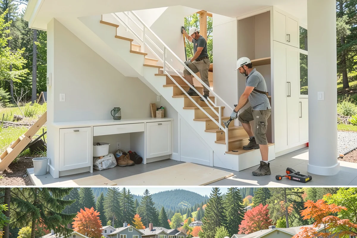 Finish Carpentry in Fircrest, Pierce County, WA - Interior finish carpentry runs comfortably year-round in Western Washington, making it a productive choice during the wet fall...