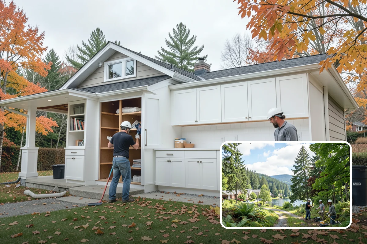 Finish Carpentry in Lake Forest Park, King County, WA - Sharp, gap-free joinery that holds up in a damp coastal climate