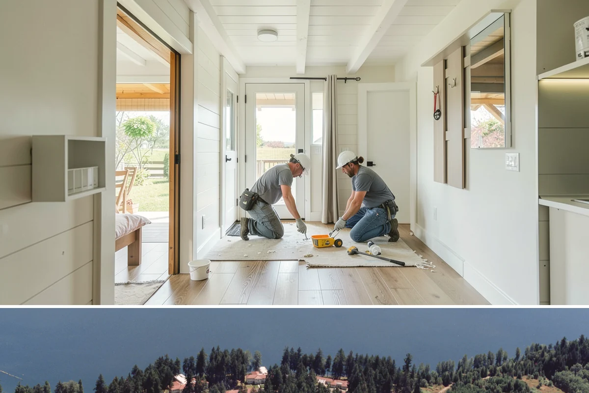 Finish Carpentry in Lakewood, Pierce County, WA - Interior finish carpentry runs comfortably year-round in Western Washington, making it a productive choice during the wet fall...