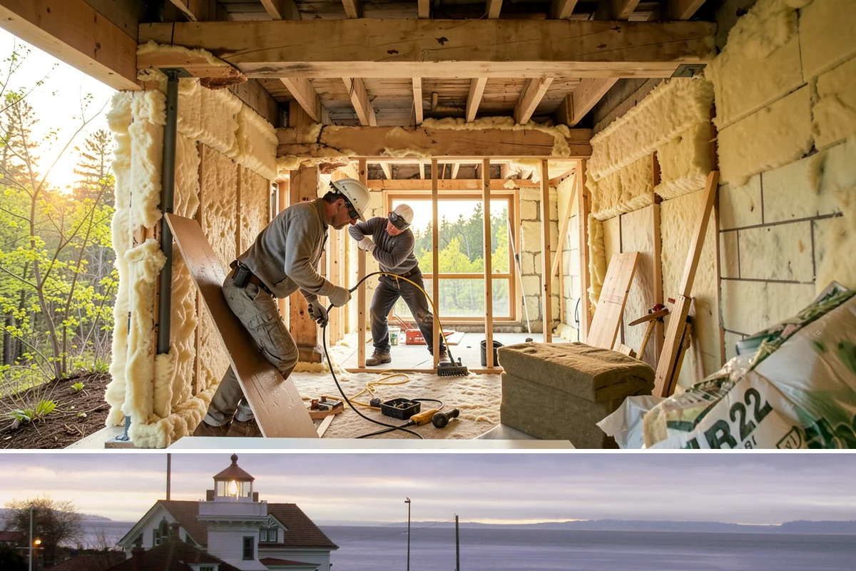 Finish Carpentry in Mukilteo, Snohomish County, WA - Interior finish carpentry runs comfortably year-round in Western Washington, making it a productive choice during the wet fall...