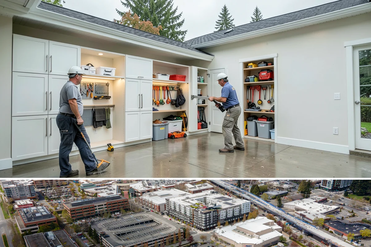 Finish Carpentry in Redmond, King County, WA - Interior finish carpentry runs comfortably year-round in Western Washington, making it a productive choice during the wet fall...