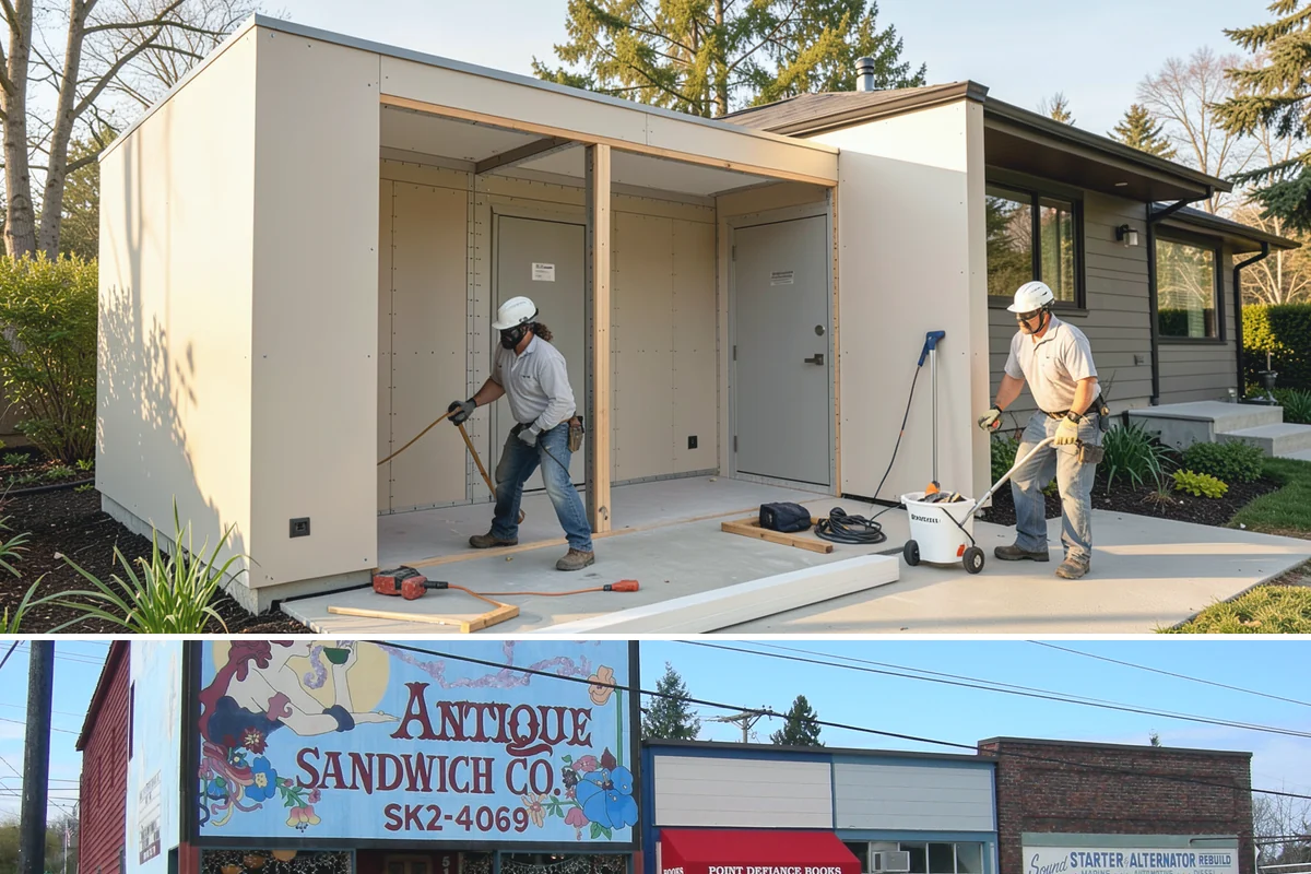 Finish Carpentry in Ruston, Pierce County, WA - Interior finish carpentry runs comfortably year-round in Western Washington, making it a productive choice during the wet fall...