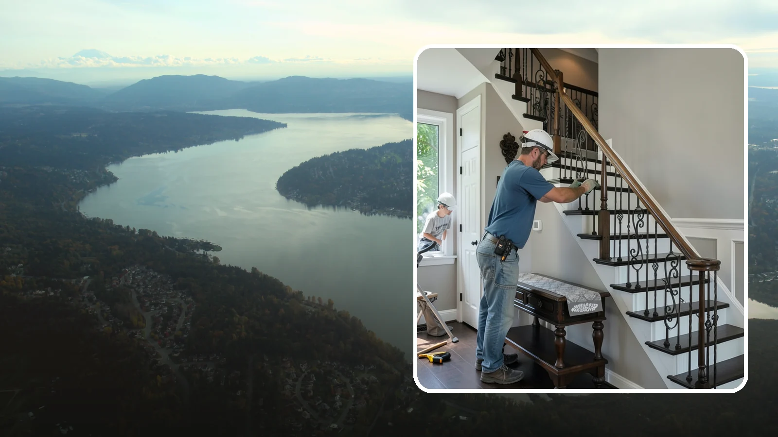 Finish Carpentry in Sammamish, King County, WA - Precise interior finish carpentry that adds the crisp, tailored details that make a Western Washington home feel complete.
