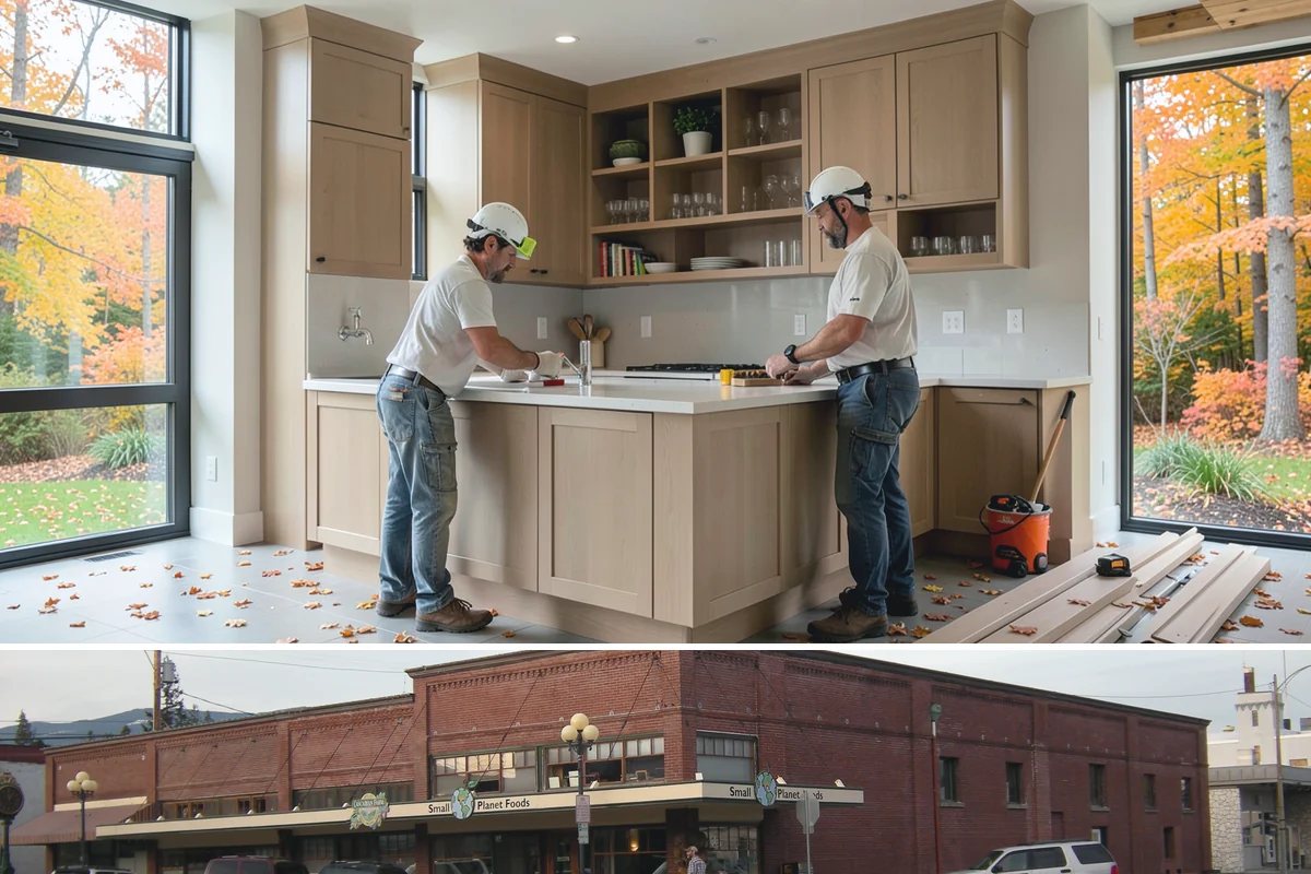 Finish Carpentry in Sedro-Woolley, Skagit County, WA - Interior finish carpentry runs comfortably year-round in Western Washington, making it a productive choice during the wet fall...