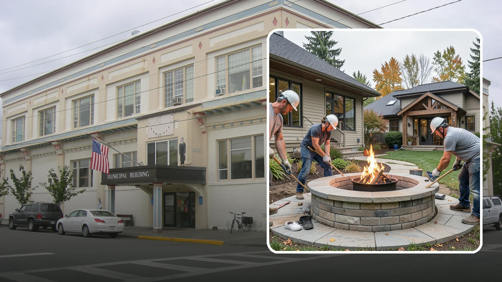Fire Pit Construction in Anacortes, Skagit County, WA - A permanent stone or gas fire pit that turns your yard into a year-round gathering spot.
