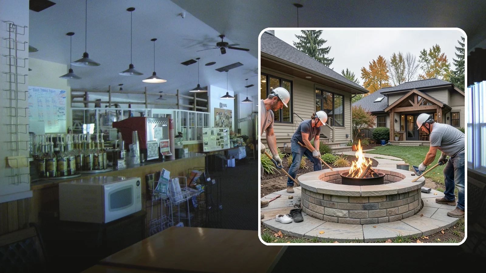 Fire Pit Construction in Black Diamond, King County, WA - A permanent stone or gas fire pit that turns your yard into a year-round gathering spot.