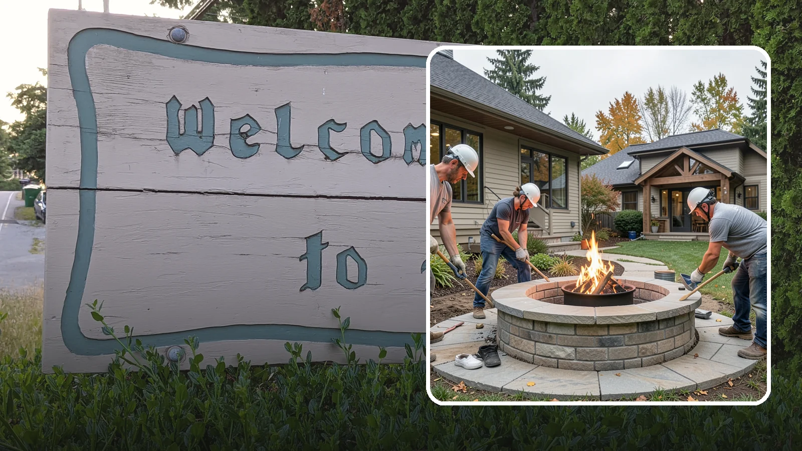 Fire Pit Construction in Brier, Snohomish County, WA - A permanent stone or gas fire pit that turns your yard into a year-round gathering spot.