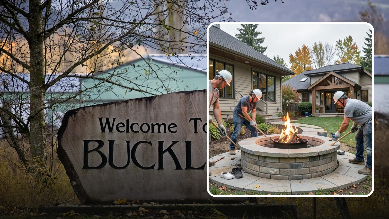 Fire Pit Construction in Buckley, Pierce County, WA - A permanent stone or gas fire pit that turns your yard into a year-round gathering spot.