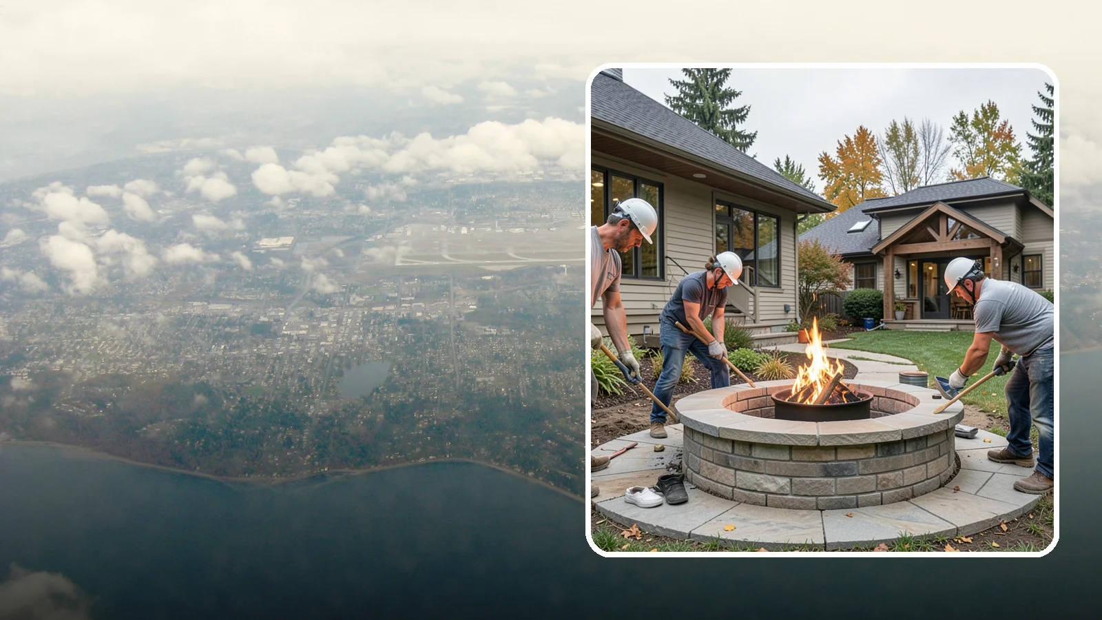 Fire Pit Construction in Burien, King County, WA - A permanent stone or gas fire pit that turns your yard into a year-round gathering spot.