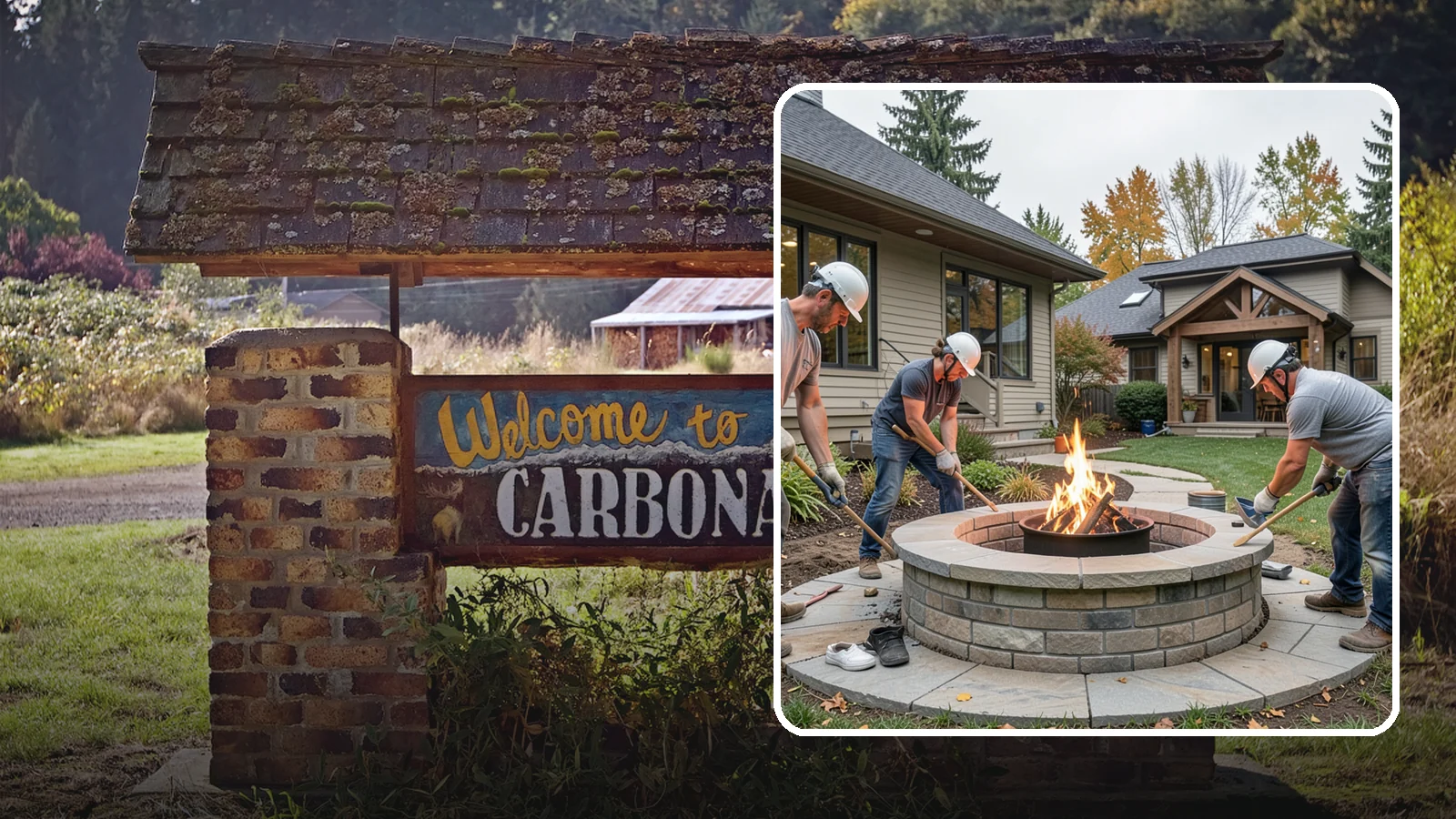 Fire Pit Construction in Carbonado, Pierce County, WA - A permanent stone or gas fire pit that turns your yard into a year-round gathering spot.