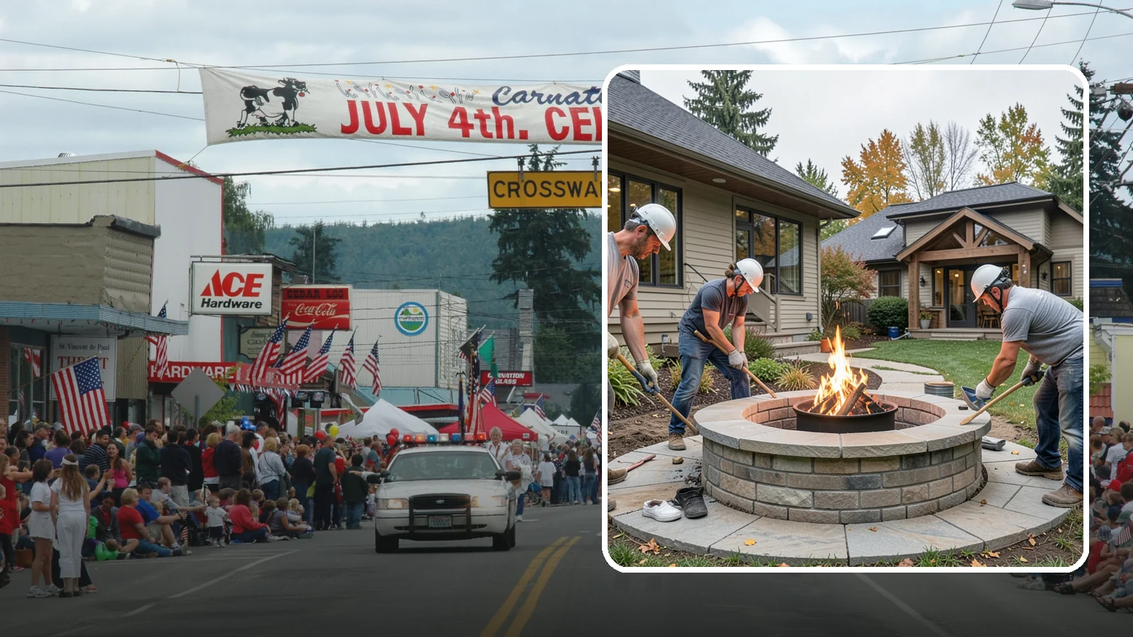 Fire Pit Construction in Carnation, King County, WA - A permanent stone or gas fire pit that turns your yard into a year-round gathering spot.