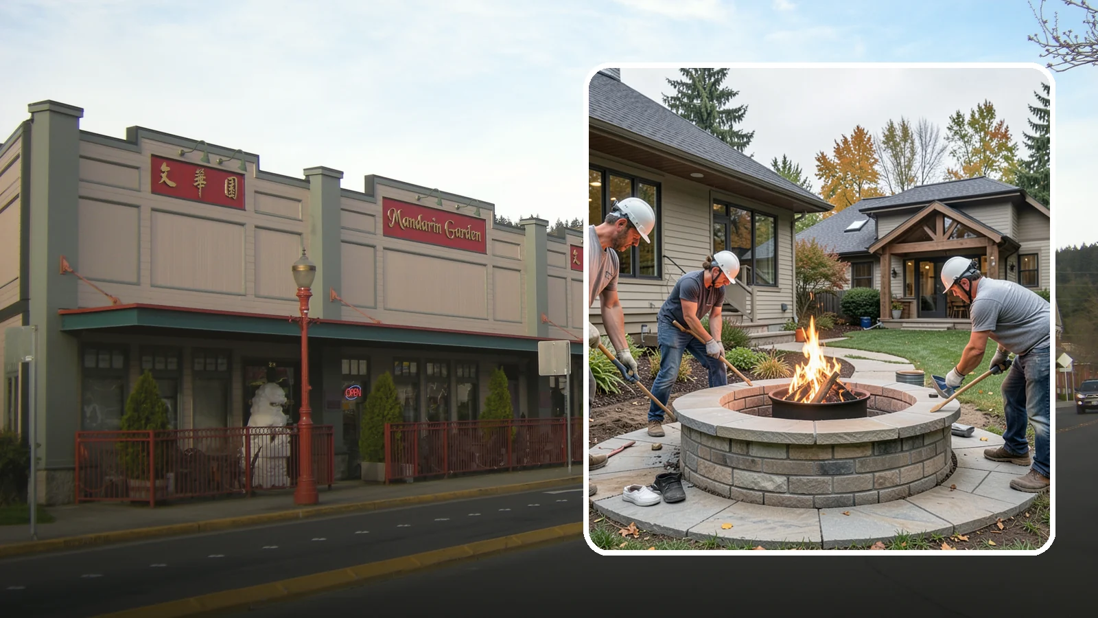 Fire Pit Construction in Issaquah, King County, WA - A permanent stone or gas fire pit that turns your yard into a year-round gathering spot.