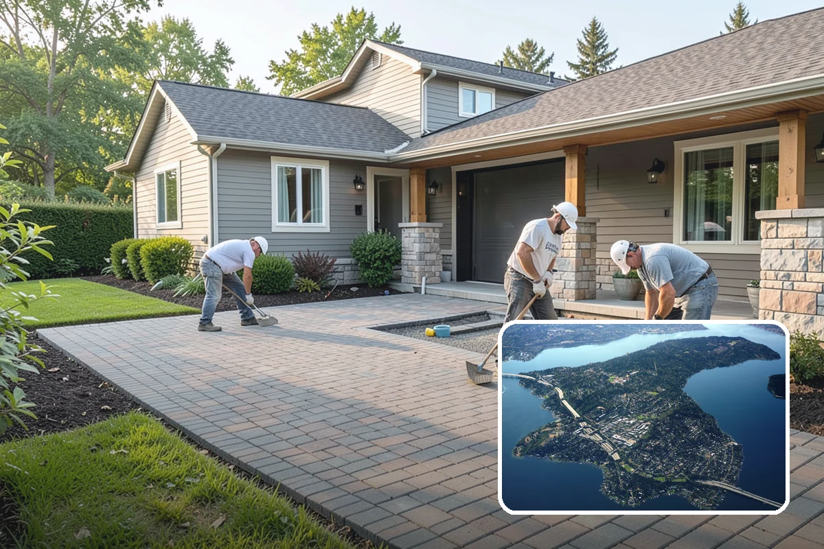 Fire Pit Construction in Mercer Island, King County, WA - Adds cozy warmth and gathering appeal