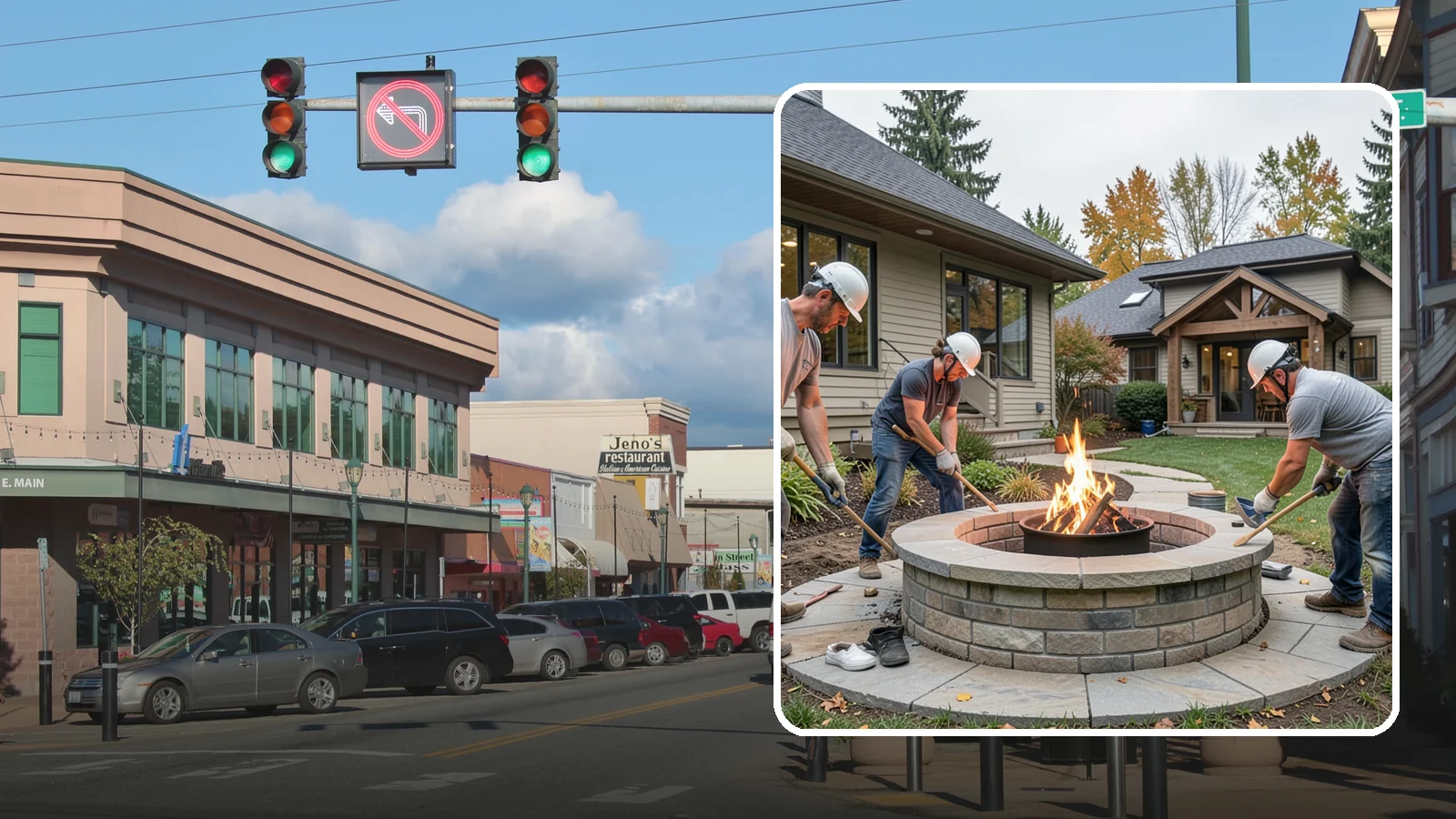 Fire Pit Construction in Monroe, Snohomish County, WA - A permanent stone or gas fire pit that turns your yard into a year-round gathering spot.