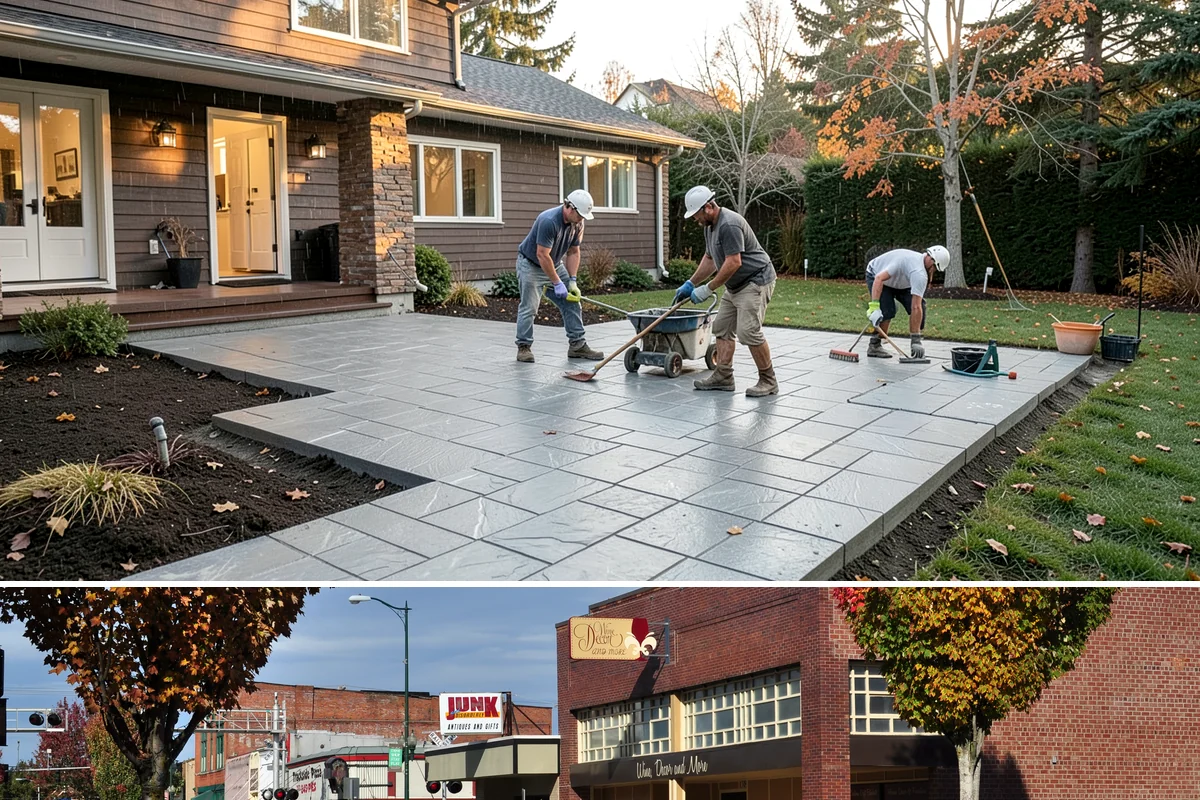 Fire Pit Construction in Puyallup, Pierce County, WA - Build in the dry summer stretch so masonry and base materials set before the rainy season.