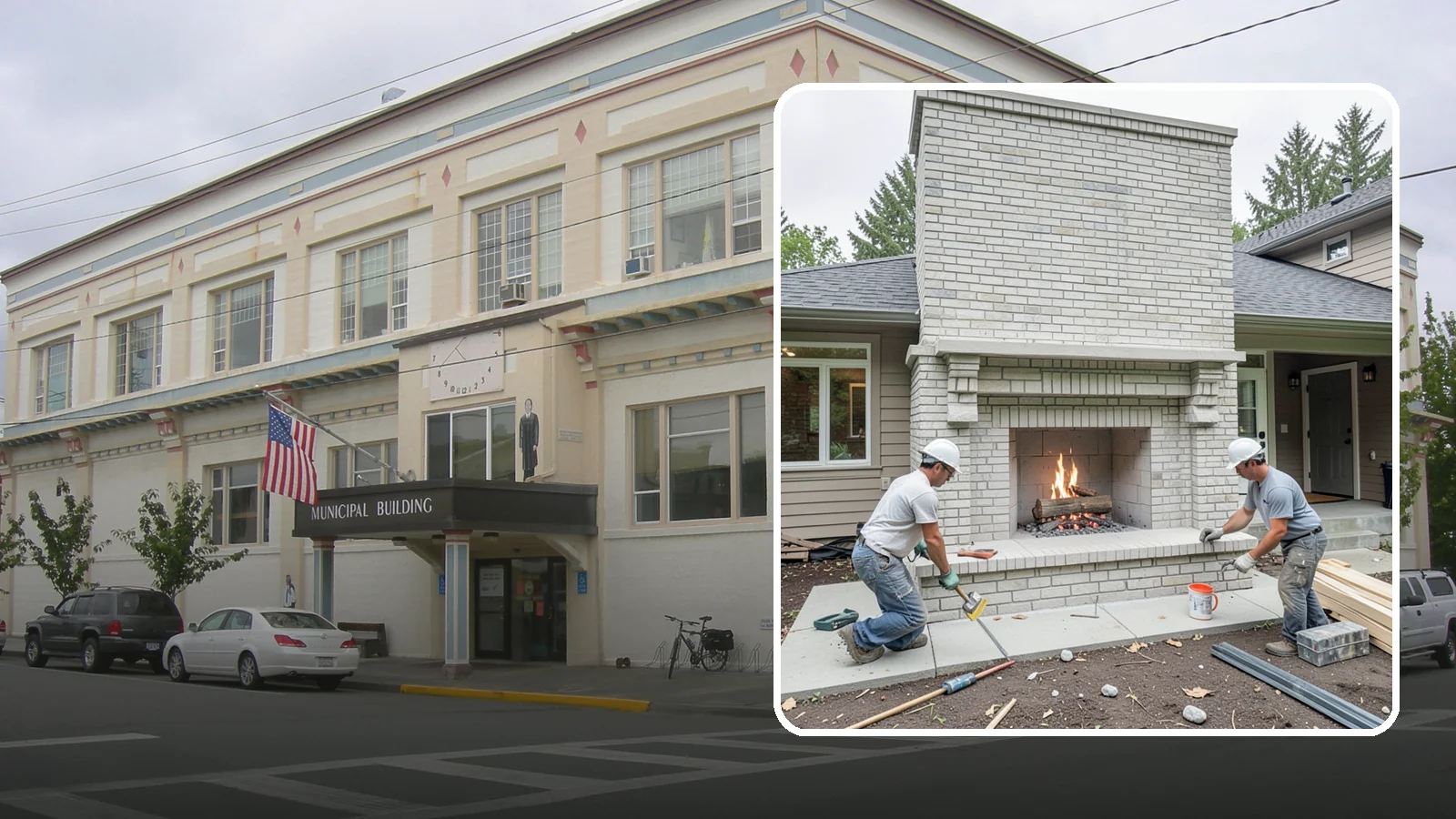Fireplace Construction in Anacortes, Skagit County, WA - Custom-built fireplaces engineered for safe, code-compliant warmth and lasting appeal.