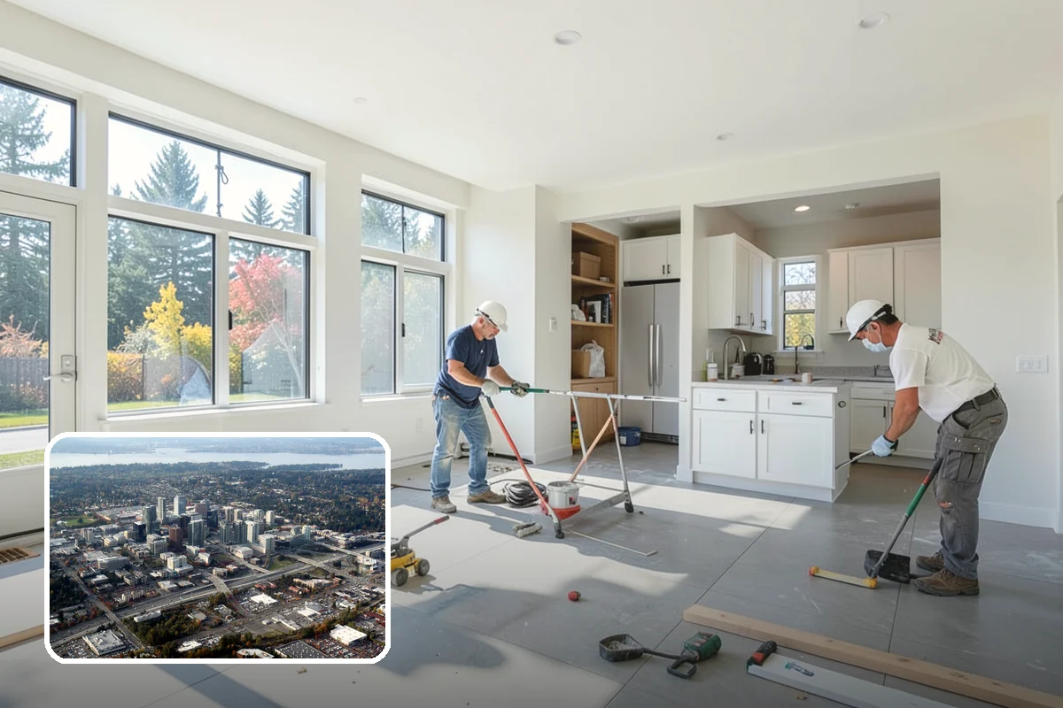 Fireplace Construction in Bellevue, King County, WA - Permitted, code-compliant construction from the ground up