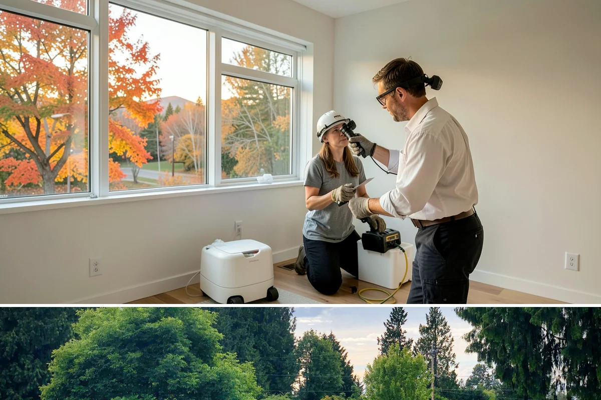Fireplace Construction in Bonney Lake, Pierce County, WA - Many homeowners plan fireplace construction in late summer so it is finished and ready before the cold, wet season arrives.