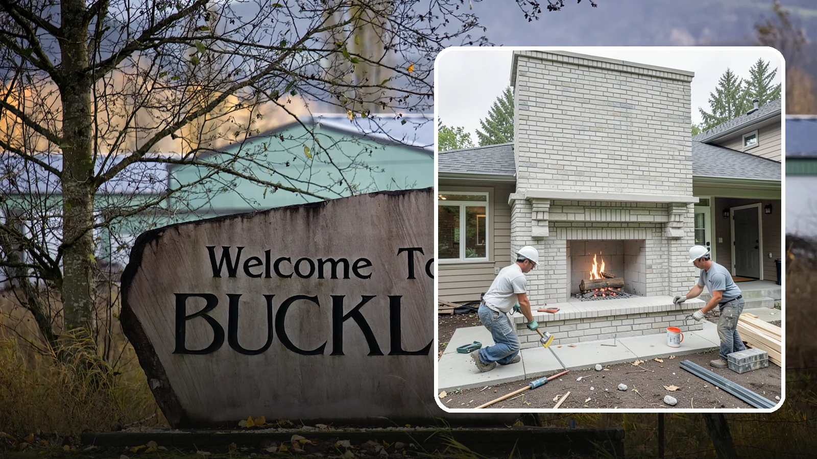 Fireplace Construction in Buckley, Pierce County, WA - Custom-built fireplaces engineered for safe, code-compliant warmth and lasting appeal.