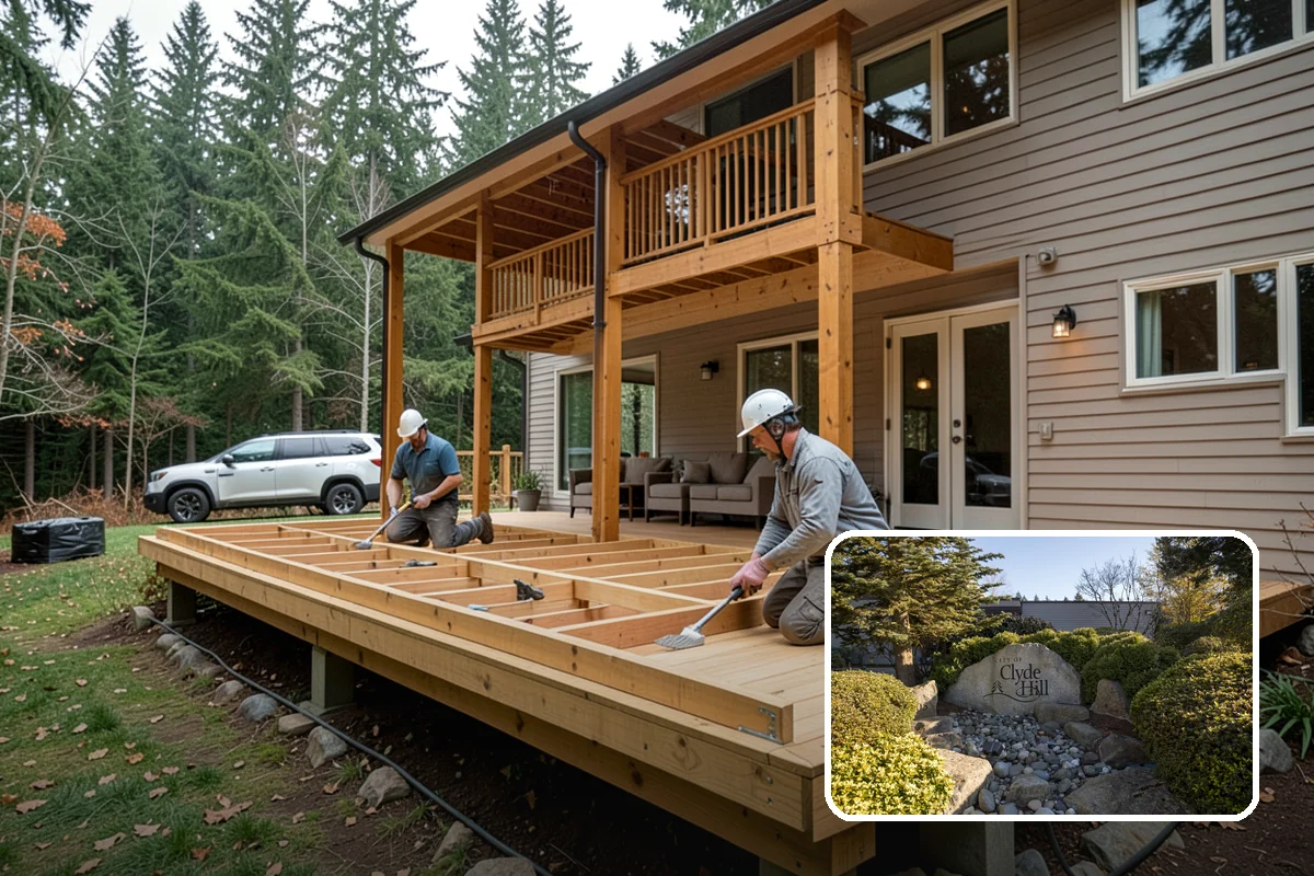Fireplace Construction in Clyde Hill, King County, WA - Permitted, code-compliant construction from the ground up