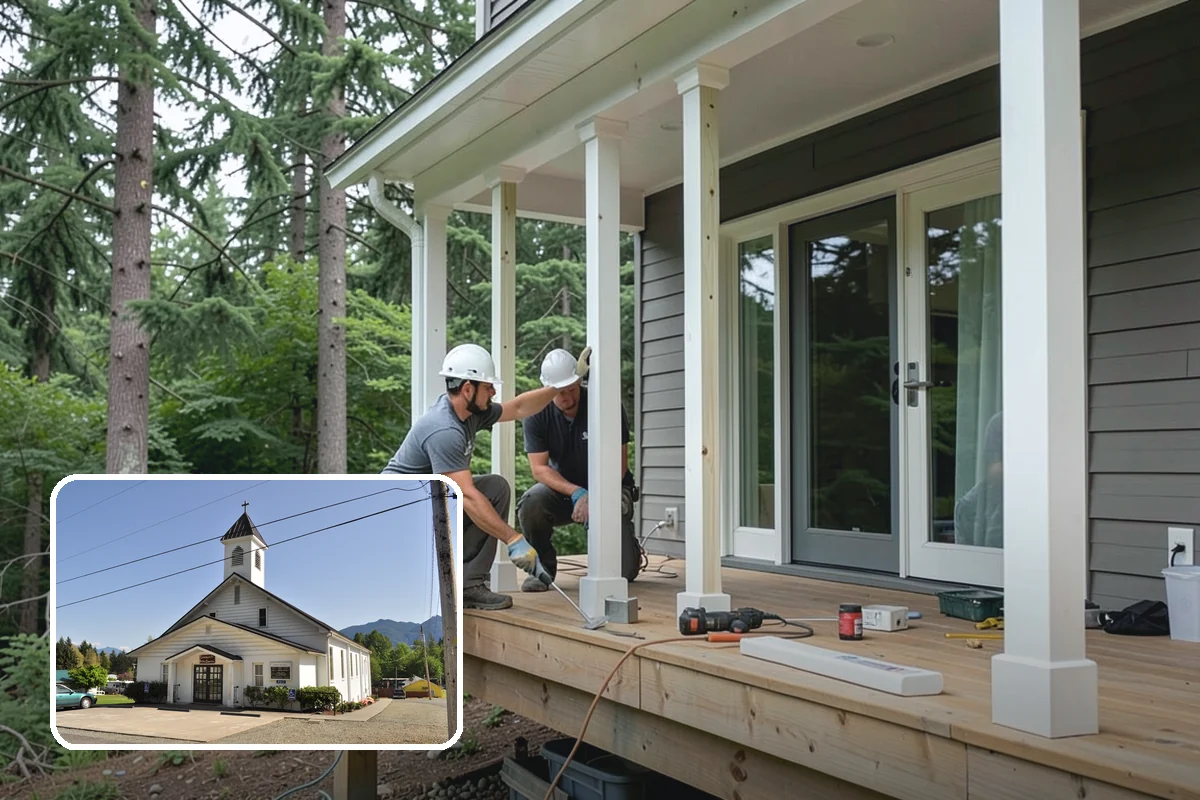 Fireplace Construction in Concrete, Skagit County, WA - Permitted, code-compliant construction from the ground up