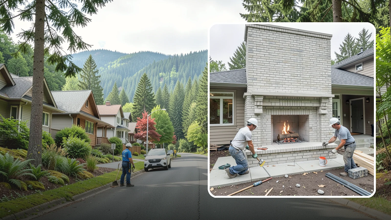 Fireplace Construction in Darrington, Snohomish County, WA - Custom-built fireplaces engineered for safe, code-compliant warmth and lasting appeal.