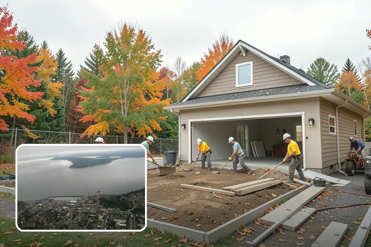 Fireplace Construction in Des Moines, King County, WA - Permitted, code-compliant construction from the ground up