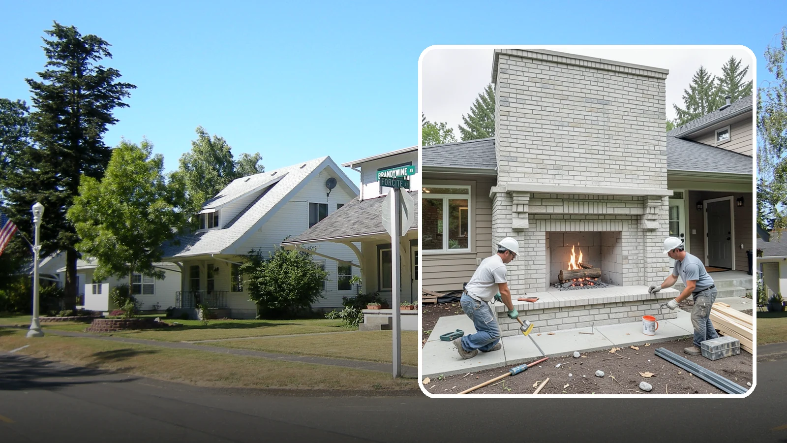 Fireplace Construction in DuPont, Pierce County, WA - Custom-built fireplaces engineered for safe, code-compliant warmth and lasting appeal.