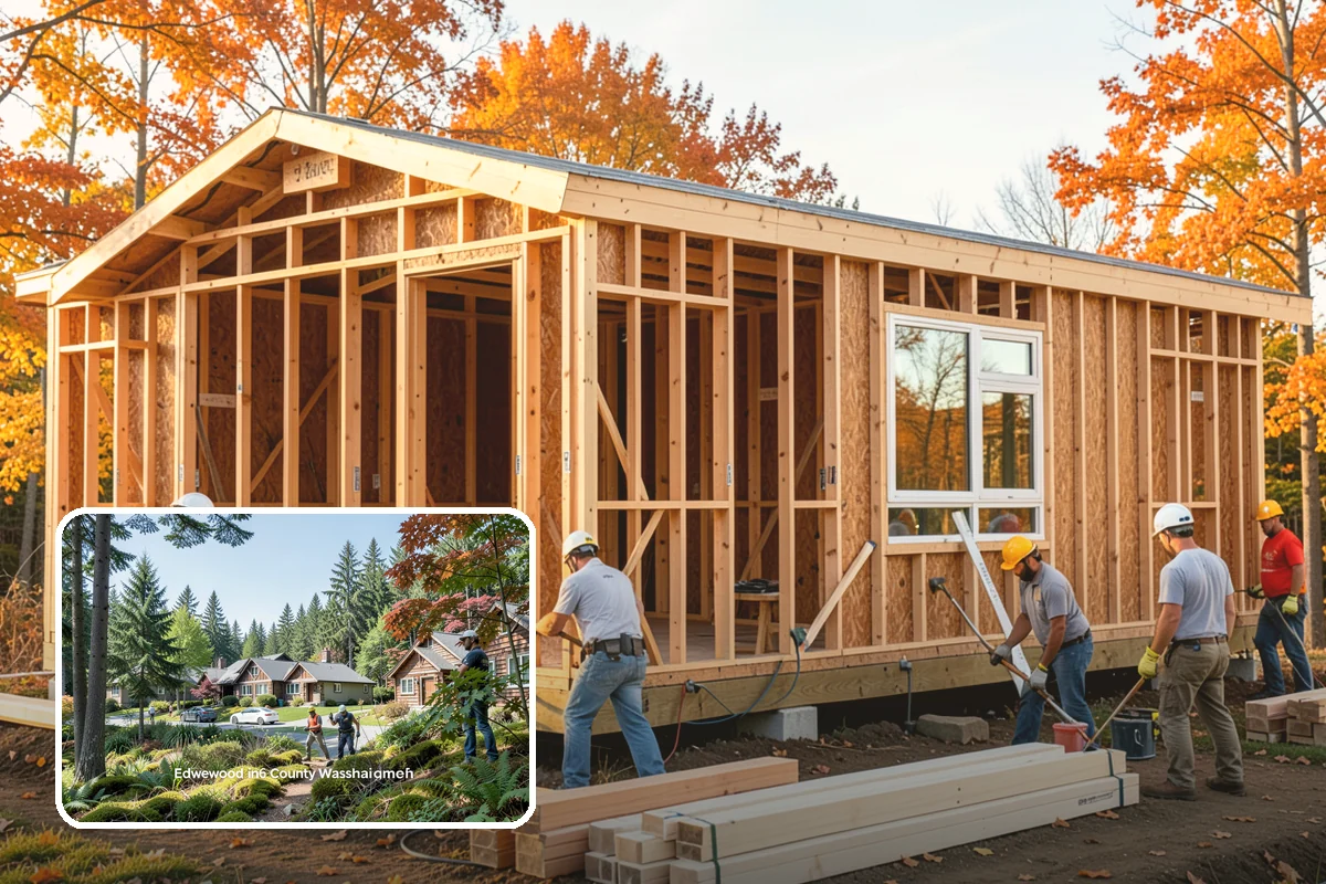 Fireplace Construction in Edgewood, Pierce County, WA - Permitted, code-compliant construction from the ground up