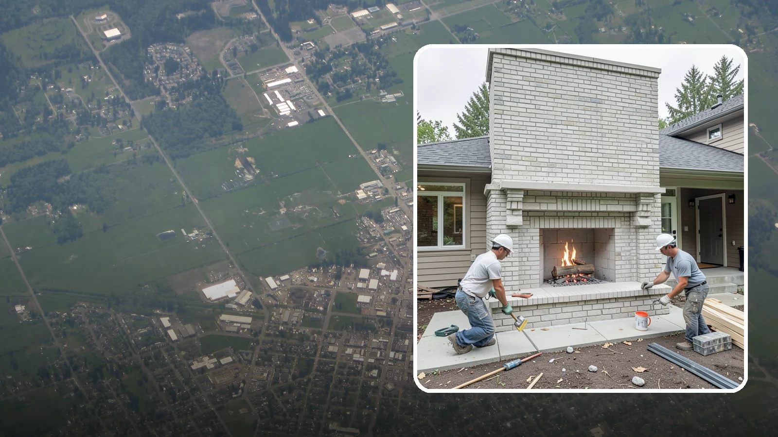 Fireplace Construction in Enumclaw, King County, WA - Custom-built fireplaces engineered for safe, code-compliant warmth and lasting appeal.