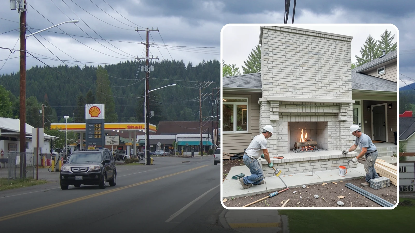 Fireplace Construction in Granite Falls, Snohomish County, WA - Custom-built fireplaces engineered for safe, code-compliant warmth and lasting appeal.