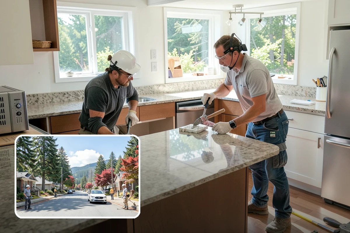 Fireplace Construction in Hunts Point, King County, WA - Permitted, code-compliant construction from the ground up