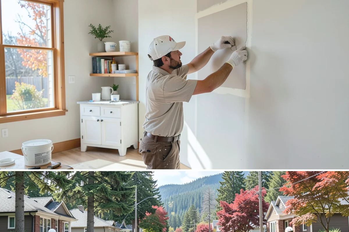 Fireplace Construction in Hunts Point, King County, WA - Many homeowners plan fireplace construction in late summer so it is finished and ready before the cold, wet season arrives.