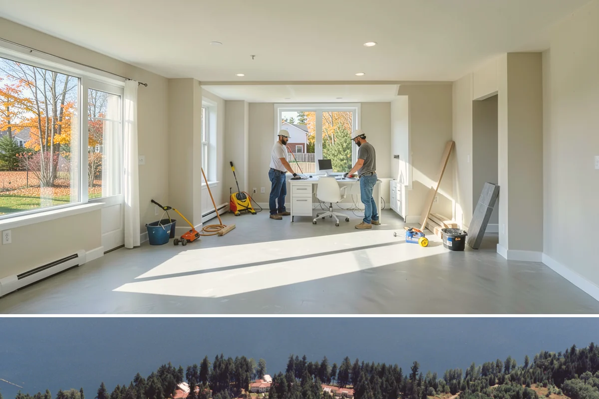 Fireplace Construction in Lakewood, Pierce County, WA - Many homeowners plan fireplace construction in late summer so it is finished and ready before the cold, wet season arrives.