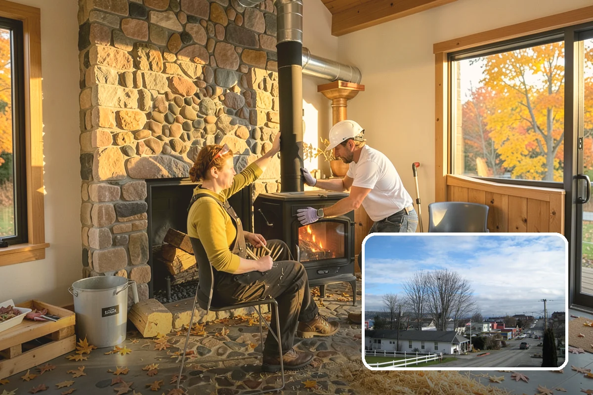 Fireplace Construction in Langley, Island County, WA - Permitted, code-compliant construction from the ground up