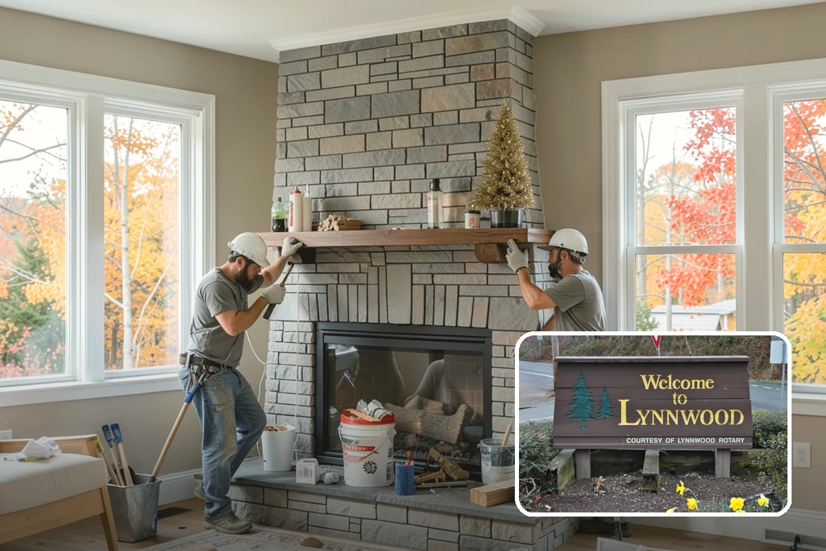 Fireplace Construction in Lynnwood, Snohomish County, WA - Permitted, code-compliant construction from the ground up