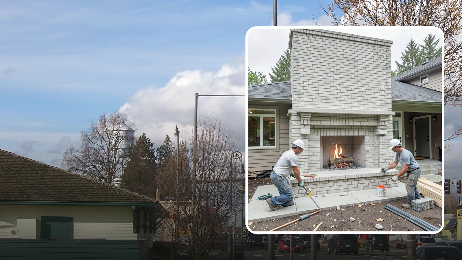 Fireplace Construction in Marysville, Snohomish County, WA - Custom-built fireplaces engineered for safe, code-compliant warmth and lasting appeal.