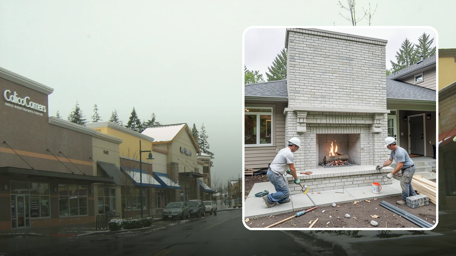 Fireplace Construction in Mill Creek, Snohomish County, WA - Custom-built fireplaces engineered for safe, code-compliant warmth and lasting appeal.