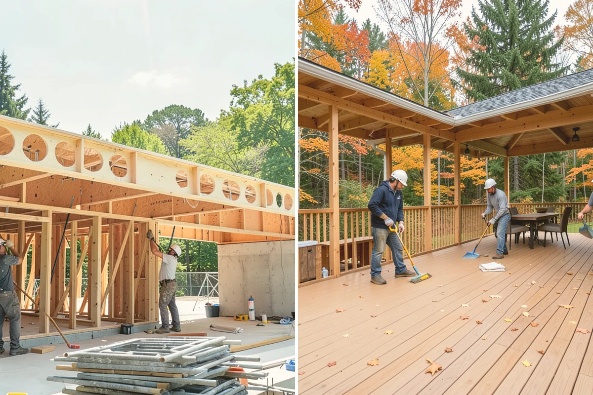 Fireplace Construction in Milton, King County, WA - Design the fireplace and pull required building permits