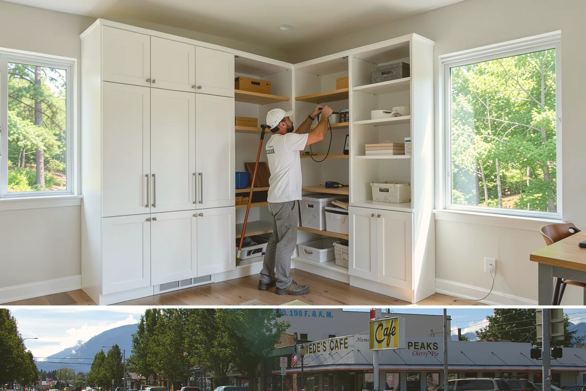 Fireplace Construction in North Bend, King County, WA - Many homeowners plan fireplace construction in late summer so it is finished and ready before the cold, wet season arrives.